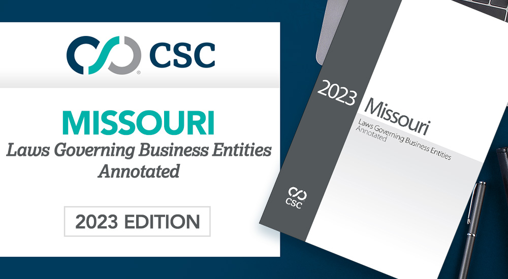 Updated Statutes, New Case Law in 2023 Missouri Business Entity Deskbook