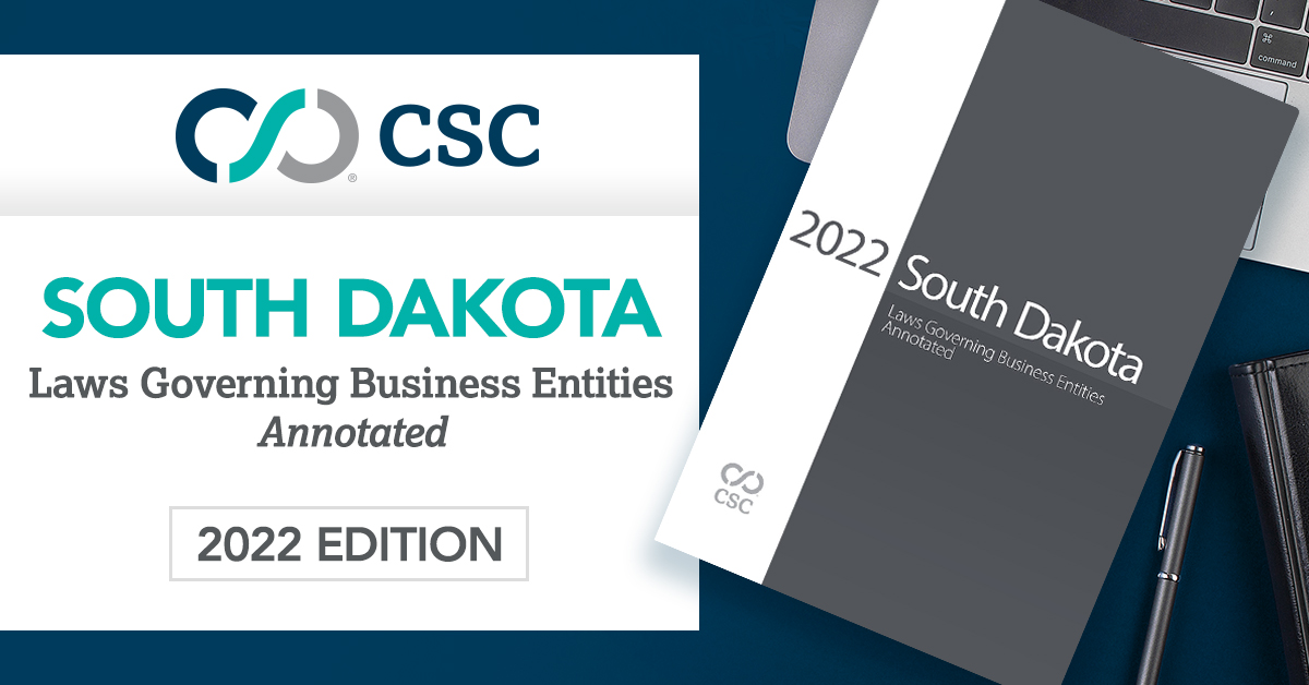 New South Dakota Deskbook is a Comprehensive Resource for Business Entity Law
