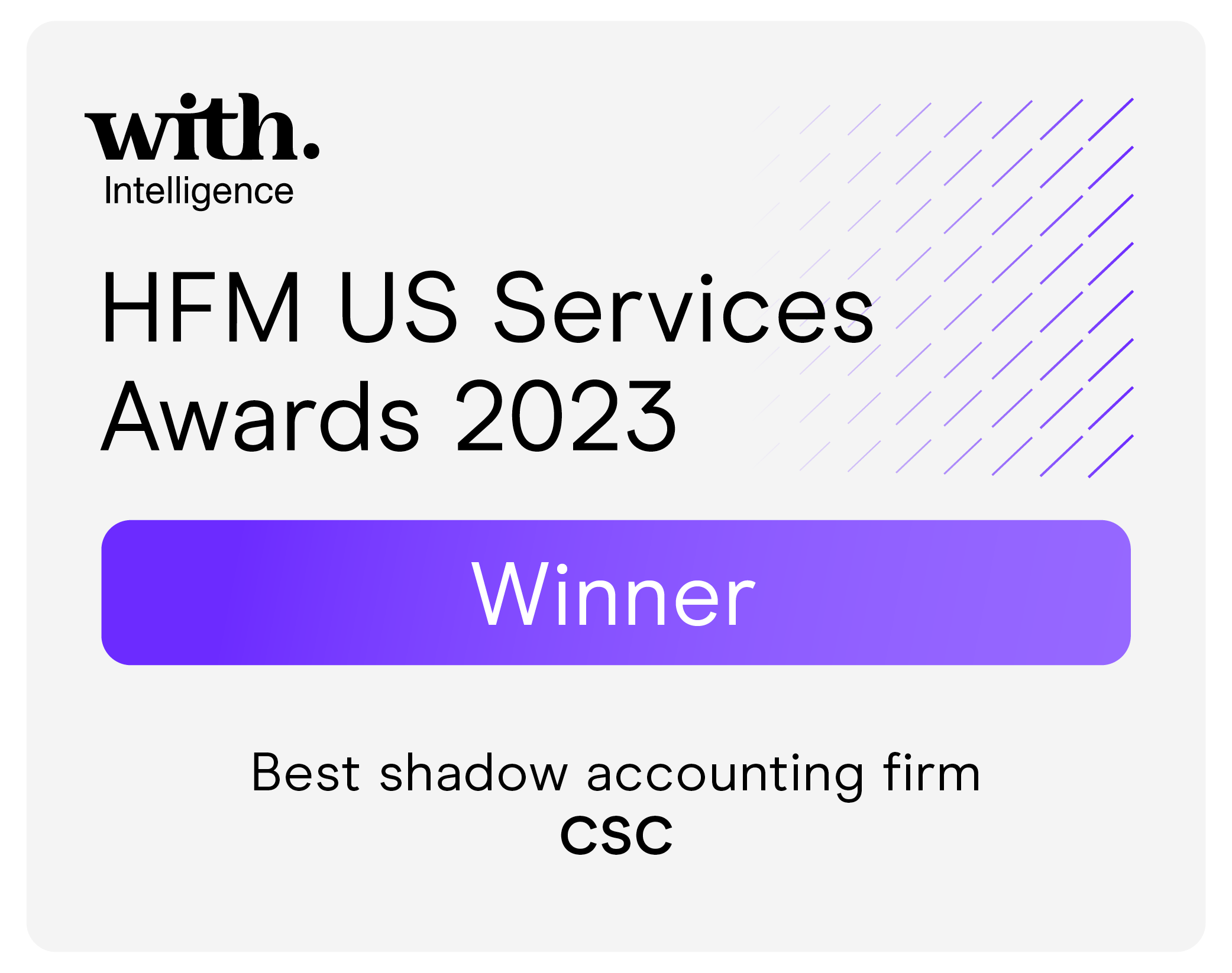 HFM US Services Award 2023