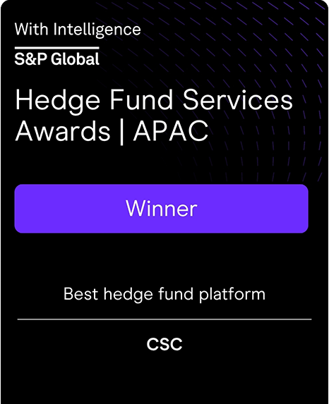 CSC Best Hedge Fund Platform winner, 2026 Hedge Fund Awards APAC